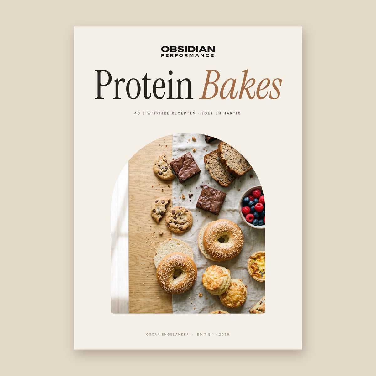 Protein Bakes e-book, omslag